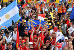 Fans and banners