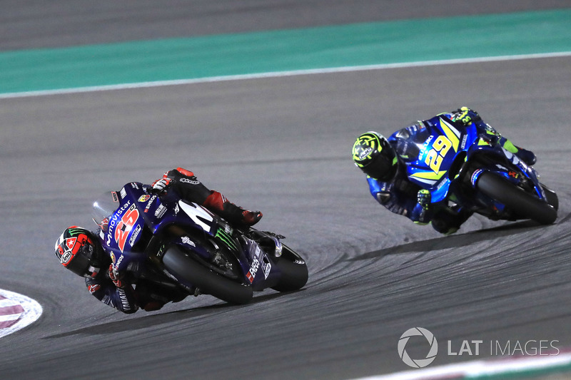 Maverick Viñales, Yamaha Factory Racing, Andrea Iannone, Team Suzuki MotoGP