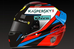 Casco de Kimi Raikkonen, Ferrari