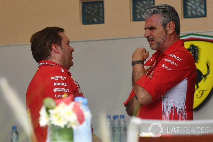 Maurizio Arrivabene, Ferrari y Gino Rosato, Ferrari