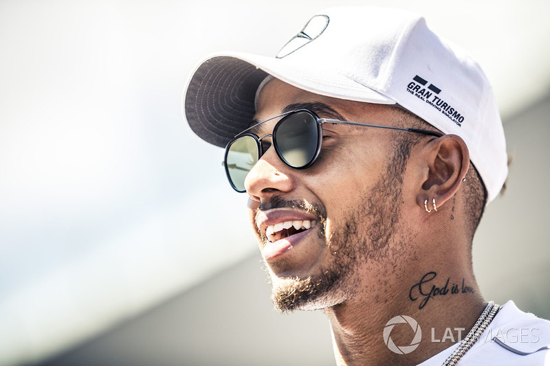 Lewis Hamilton, Mercedes-AMG F1 on the drivers parade