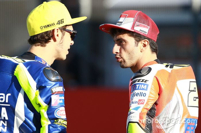 Valentino Rossi, Yamaha Factory Racing, Andrea Iannone, Ducati Team