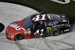 Kurt Busch, Stewart-Haas Racing Ford, celebrates his win
