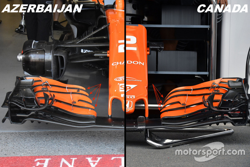 McLaren MCL32 neus en voorvleugel