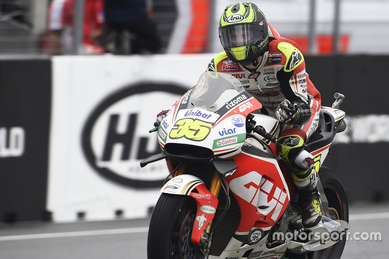 Il vincitore della gara Cal Crutchlow, Team LCR Honda