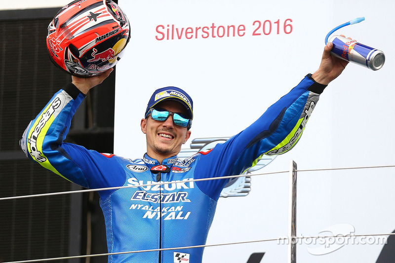 Podium: race winner Maverick Viñales, Team Suzuki MotoGP