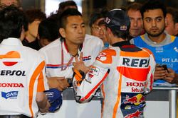 Marc Márquez, Repsol Honda Team, Honda en el parc ferme