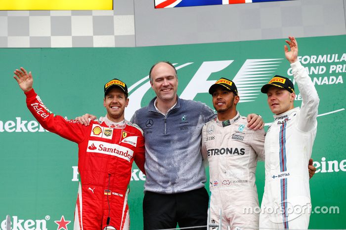 Canadá 2016 es su último podio con Williams, el noveno de su carrera.