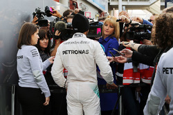Lewis Hamilton, Mercedes AMG F1 Team met de media