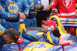 Race winner Alexander Rossi, Andretti Autosport Honda