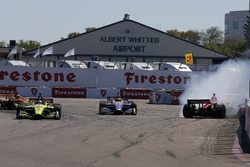 Kollision: Robert Wickens, Schmidt Peterson Motorsports Honda, Alexander Rossi, Andretti Autosport H