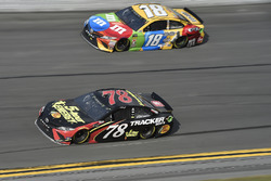 Martin Truex Jr., Furniture Row Racing Toyota, Kyle Busch, Joe Gibbs Racing Toyota