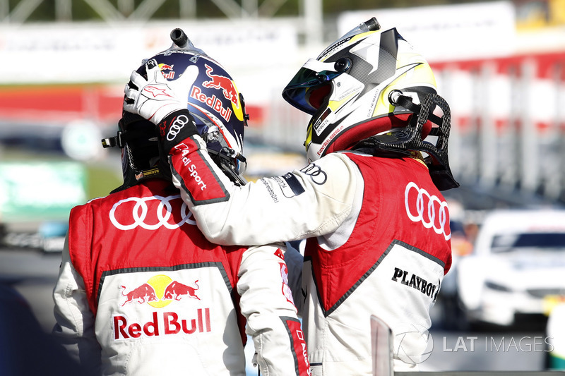 Mattias Ekström, Audi Sport Team Abt Sportsline, Audi A5 DTM y Nico Müller, Audi Sport Team Abt Sportsline, Audi RS 5 DTM