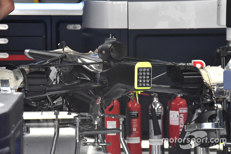 Red Bull Racing RB13, Heck, Detail