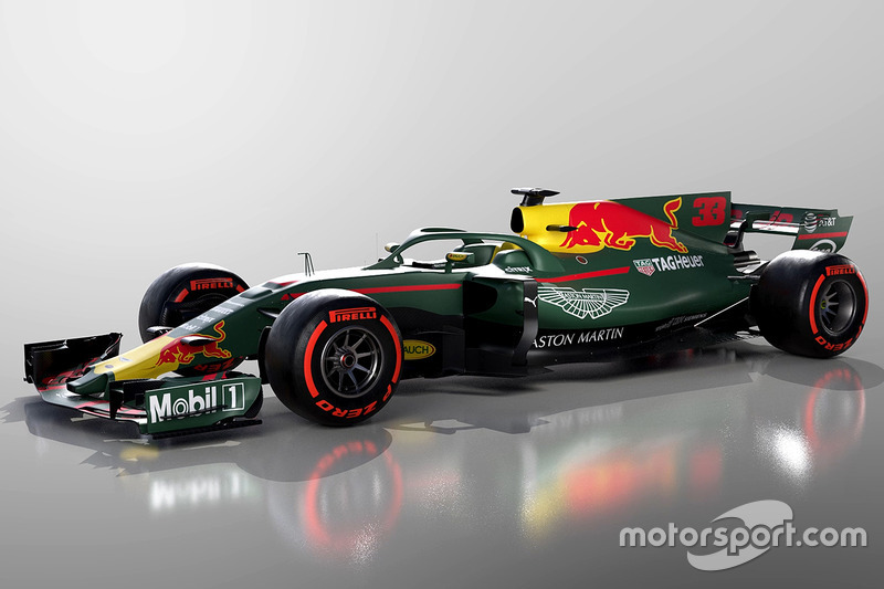 Aston Martin Red Bull Racing, rendering di fantasia della livrea