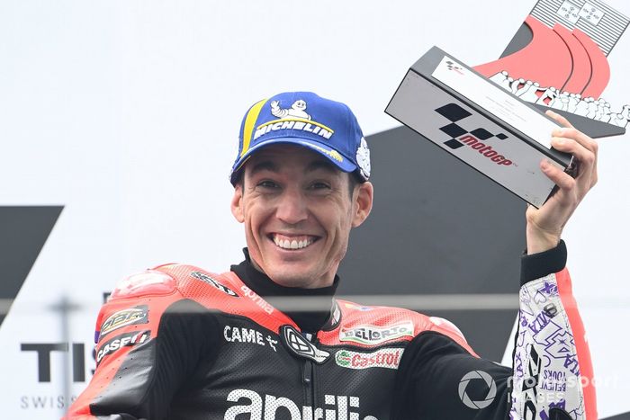 Podio: tercer lugar Aleix Espargaró, Aprilia Racing Team