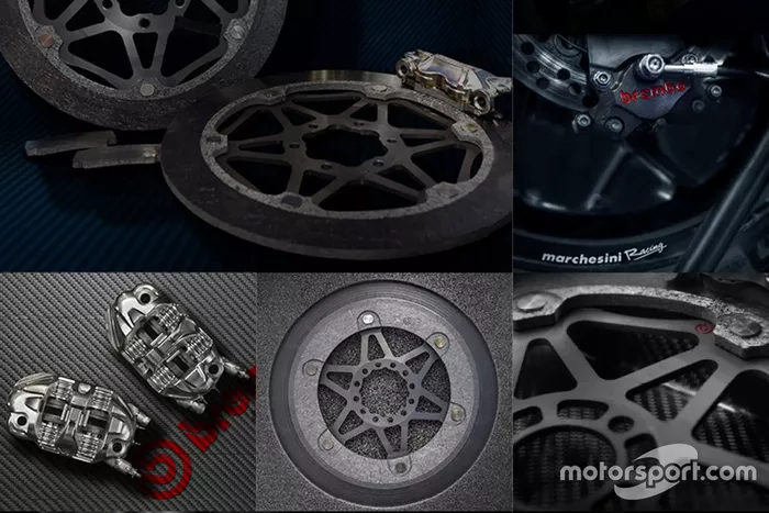 Detalle del freno Brembo 