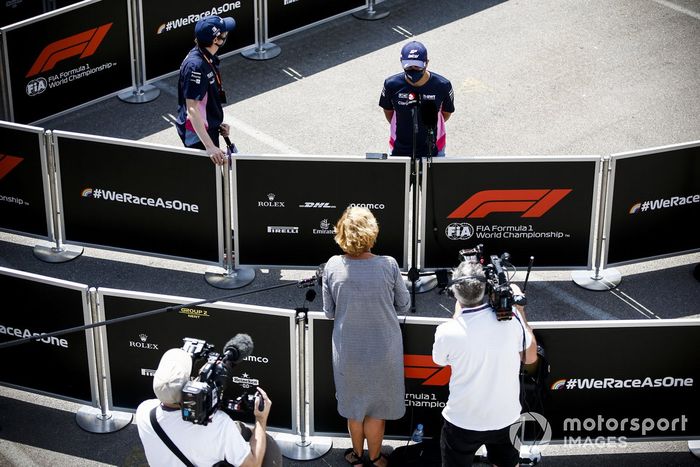 Sergio Pérez, Racing Point con los medios