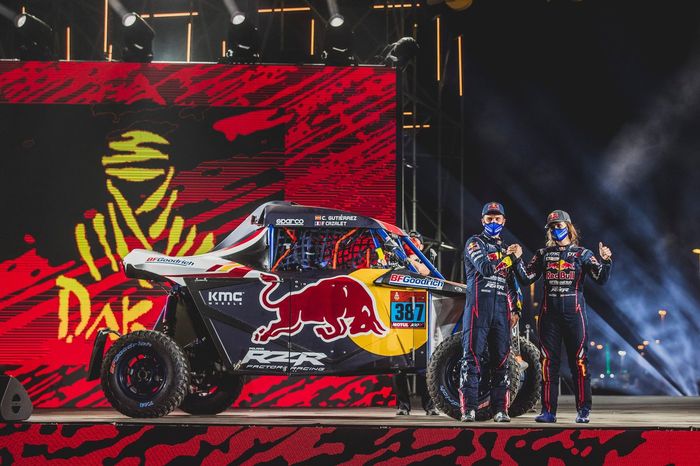 #387 Red Bull Off-Road Team USA OT3: Cristina Gutierrez Herrero, Francois Cazalet
