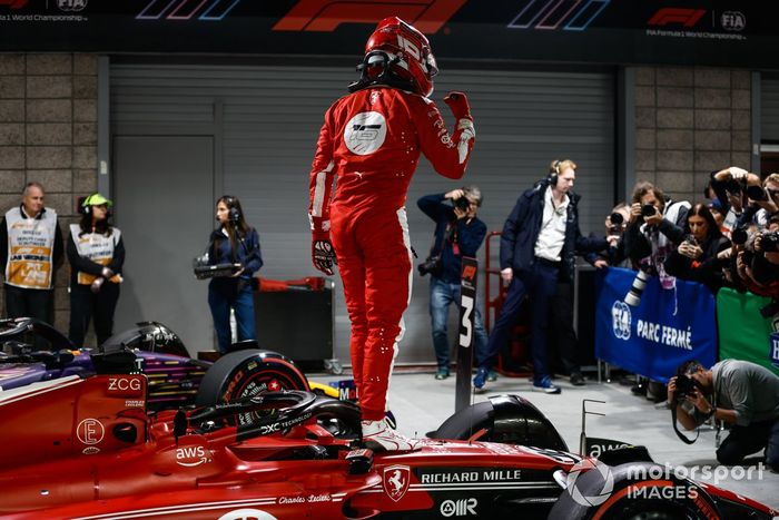 Ganador de la pole Charles Leclerc, Scuderia Ferrari