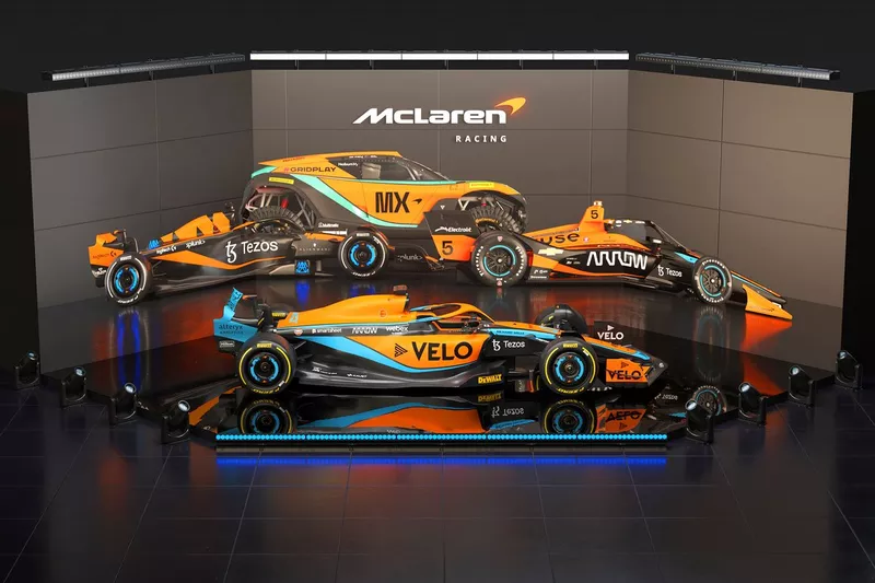 McLaren MCL35 launch display