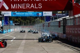 Stoffel Vandoorne, HWA Racelab, VFE-05, Edoardo Mortara Venturi Formula E, Venturi VFE05, Alexander Sims, BMW I Andretti Motorsports, BMW iFE.18, Maximilian Günther, Dragon Racing, Penske EV-3