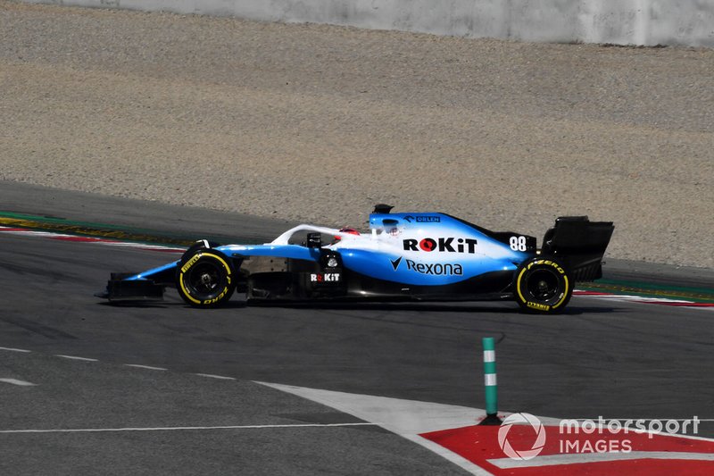 Trompo de Robert Kubica, Williams FW42