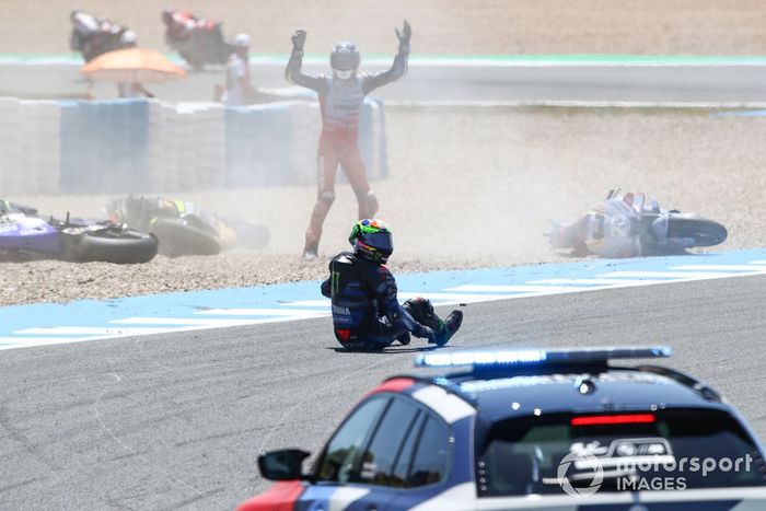 Alex Márquez, caída del Gresini Racing