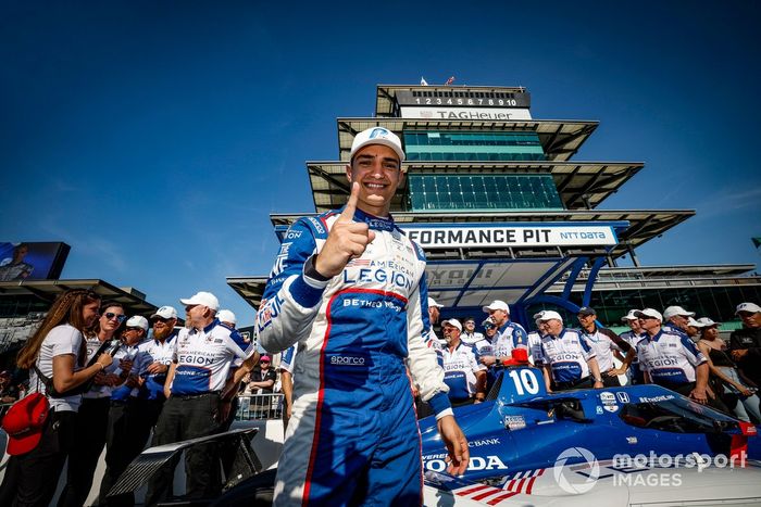 Alex Palou, Chip Ganassi Racing Honda, poleman