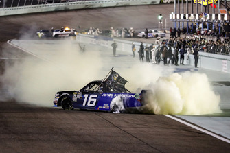 Brett Moffitt, Hattori Racing Enterprises, Toyota Tundra AISIN Group, burnout