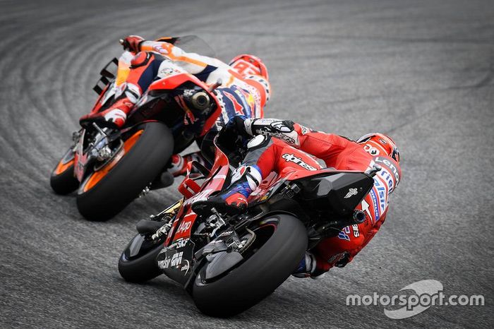 Andrea Dovizioso, Ducati Team, Marc Marquez, Repsol Honda Team, Fabio Quartararo