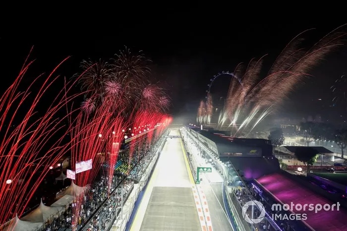 Fogos em Marina Bay