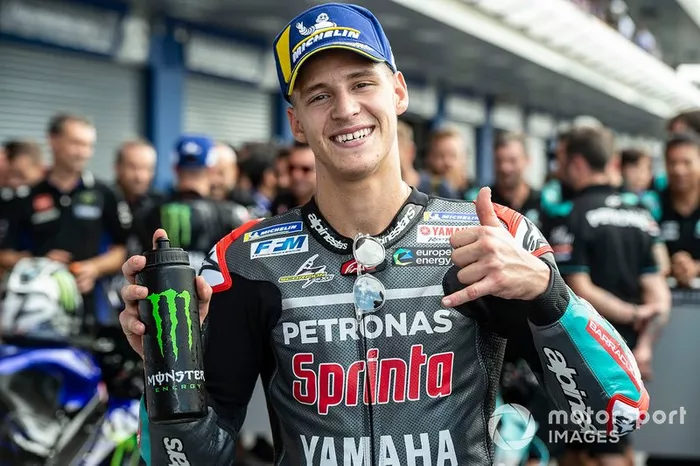 Ganador de la pole Fabio Quartararo, Petronas Yamaha SRT