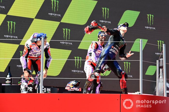 Podio: ganador Fabio Quartararo, Yamaha Factory Racing