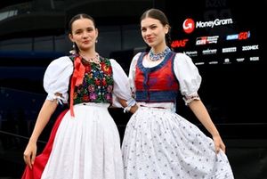 Traditional costume in the Paddock prior to the F1 Grand Prix of Hungary.