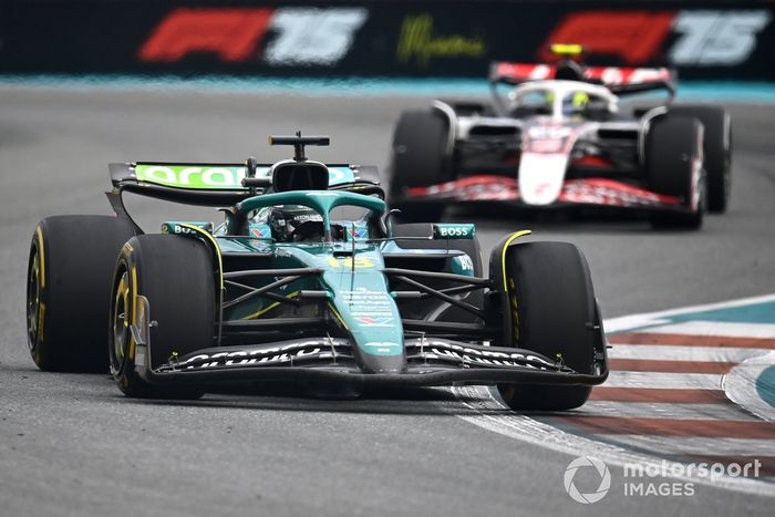 Lance Stroll, Aston Martin Racing, Oliver Bearman, Haas F1 Team