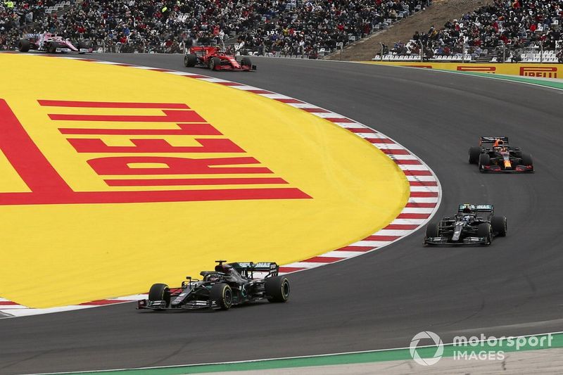 Lewis Hamilton, Mercedes F1 W11 Valtteri Bottas, Mercedes F1 W11, Max Verstappen, Red Bull Racing RB16 