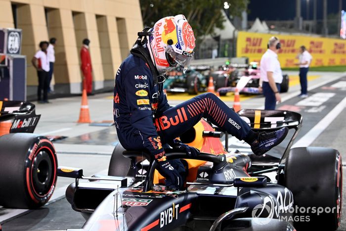 Max Verstappen, Red Bull Racing, llega al Parc Ferme tras conseguir la pole