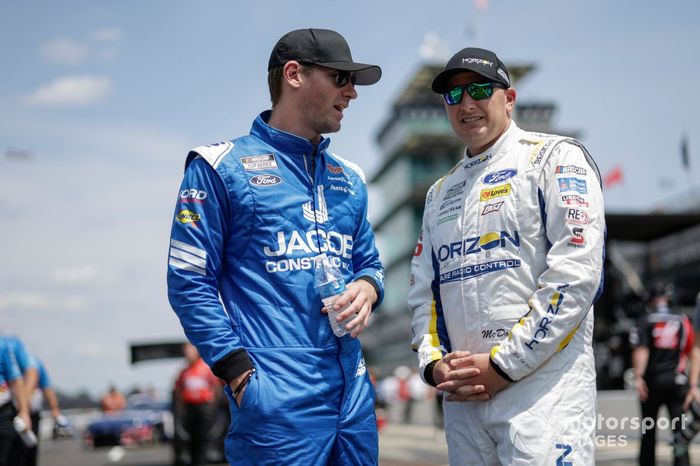 Cody Ware, Rick Ware Racing, Zeam Ford Mustangs Michael McDowell, Front Row Motorsports, Horizon Hobby Ford Mustang