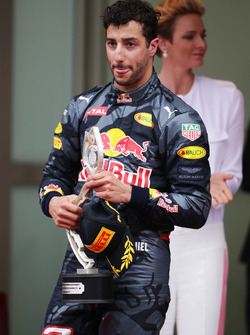 Daniel Ricciardo, Red Bull Racing on the podium