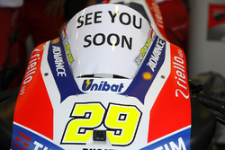 La moto d'Andrea Iannone, Ducati Team