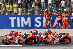 Марк Маркес, Repsol Honda Team, Андреа Довіціозо, Ducati Team, Дані Педроса, Repsol Honda Team