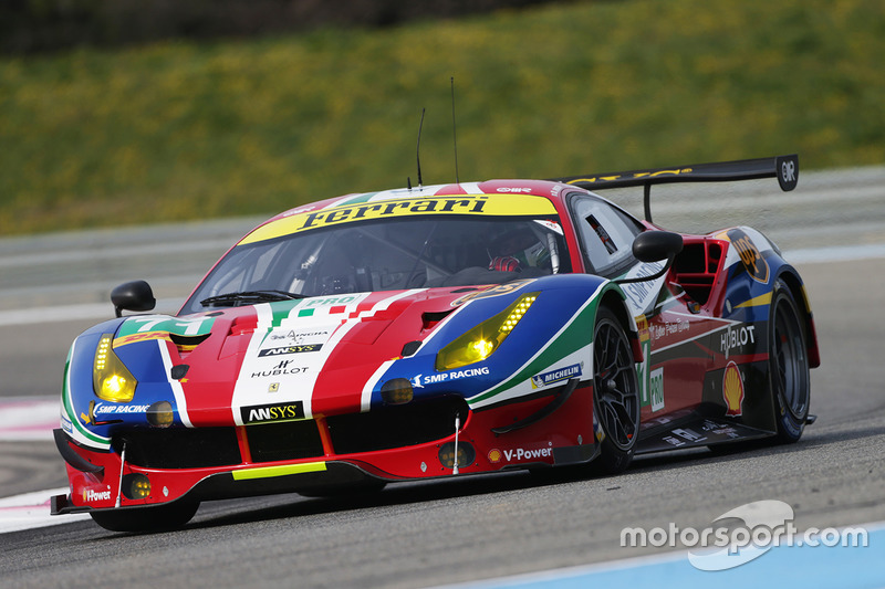 #71 AF Corse Ferrari 488 GTE: Davide Rigon, Sam Bird