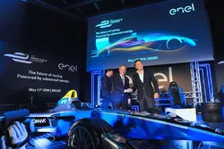 Alejandro Agag, CEO Formula E, Francesco Starace, CEO General Manager Enel Group