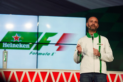 Gianluca di Tondo, Heineken Global Head of Brand, at a Heineken sponsorship announcement