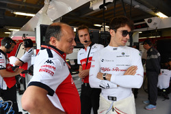 Frederic Vasseur, Sauber, Team Principal and Charles Leclerc, Sauber