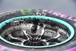 Dirty wheel rim