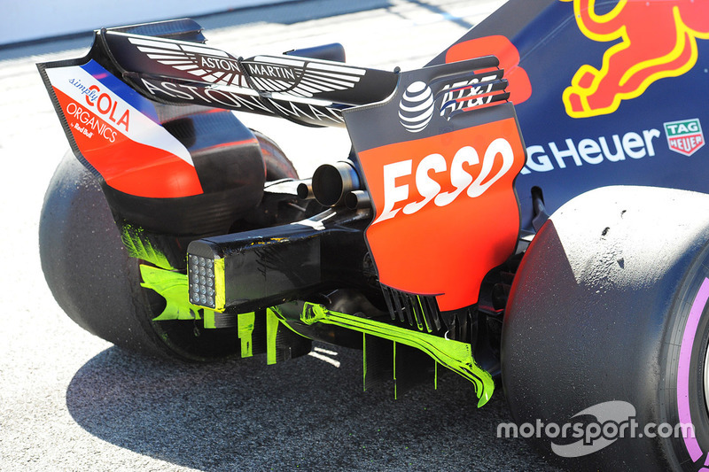 Red Bull Racing RB14 : vue détaillée de l'arrière