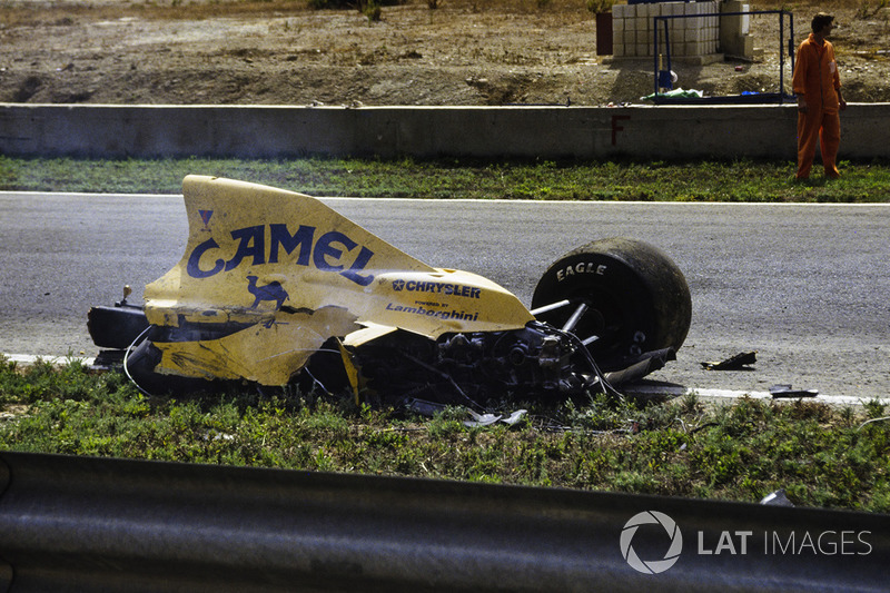 Kecelakaan Martin Donnelly, Team Lotus, pada GP Spanyol 1990