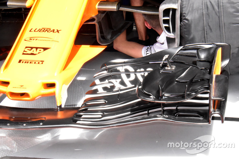 Alerón delantero del McLaren MCL33